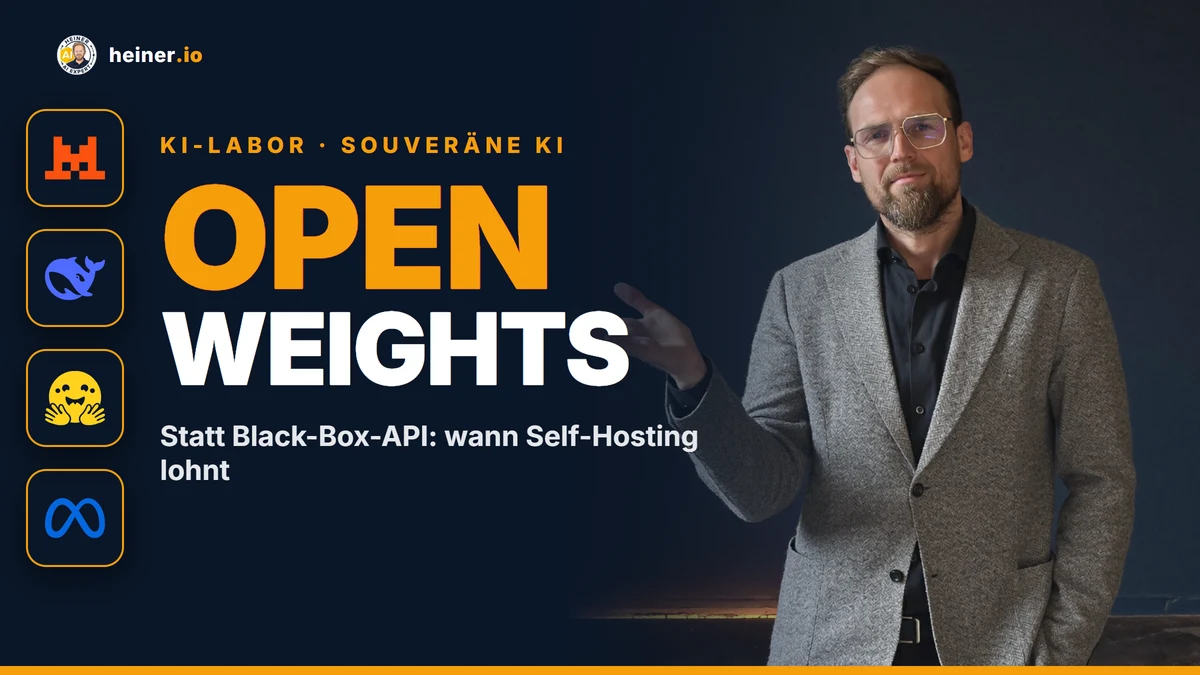 Open LLMs & souveräne KI — André Heiner erklärt, welche offenen Modelle (Mistral, Qwen, GLM, DeepSeek) 2026 taugen und wann Self-Hosting statt Black-Box-API lohnt