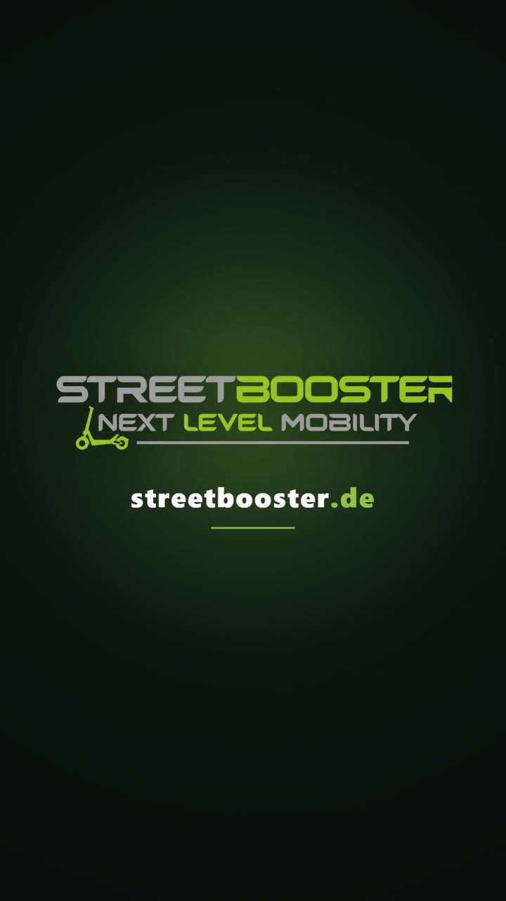Outro mit dem Streetbooster-Logo und der Adresse streetbooster.de